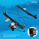 Rear Right Passenger Side Power Window Regulator and Motor Assembly 741-579 Compatible for 2000-2007 Chevy Avalanche Silverado Suburban, and GMC Sierra Yukon XL