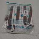 MASCOMODA Women 2025 Spaghetti Strap Striped Bodycon Maxi Dress Summer Sleeveless Knit Fitted Beach Long Sundress with Slit (Medium, Striped Coffe White)