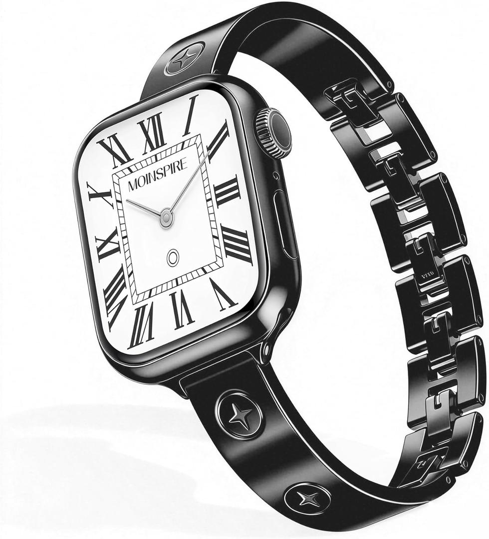 Gold Watch Bands for Women Compatible Apple Watch 40mm 41mm 38mm 42mm 46mm 44mm 45mm 49mm Adjustable Dressy Metal Jewelry Bracelet Strap for iWatch Series 11 10 9 8 7 6 5 4 3 2 1 SE Ultra