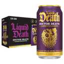 Liquid Death, Doctor Death, Soda-Flavored Sparkling Water, Pack of 12 (12oz Cans), Low Calorie & No Artificial Sweeteners BB: 12/10/26