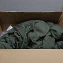 Bedsure Deep Pocket Queen Sheets - 6 Piece, Prewashed Ultra-Soft Queen Sheet Set, Fits Mattresses Up to 18 Inches Thick, Breathable & Secure Fit, Hotel Luxury Bedding, Olive Green