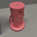 Power Strip Tower, kakyanill Surge Protector Tower 9 AC Outlets 8 USB (4 USB C), 6 Ft Retractable Extension Cord, Charging Station for Office Dorm Room, Pink