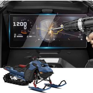 (2Pack) Compatible with Ski-Doo 2023 2024 2025 2026 Screen Protector for Skidoo 10.25 Screen Protector, Touchscreen Cover Screen Saver for Ski Doo Snowmobile Accessories Tempered Glass Protective Film