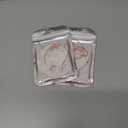 2 x Christmas Tree Decorations, Acrylic Animal Christmas Ornaments, Home Decoration, Party Decoration, Small Animals on The Moon (White Wolf)