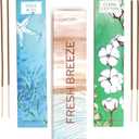Carnatia Fresh Breeze Incense Sticks – Set of 2 Fresh, Long-Lasting Aromas for Your Home | Unwind with Clean Cotton & Aqua Bliss Scents | Natural, Sustainable Incense for Everyday Calm!