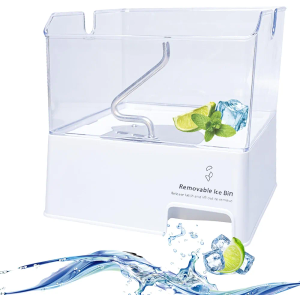 Cubo de hielo W10347093, WPW10347093 compatible con refrigeradores Whirlpool, maytag, kitchenAid, Jenn-Air, IKEA. Número de reemplazo: W10347100, 2311097, AP6020018, EAP11753329, PS117533329. 29.