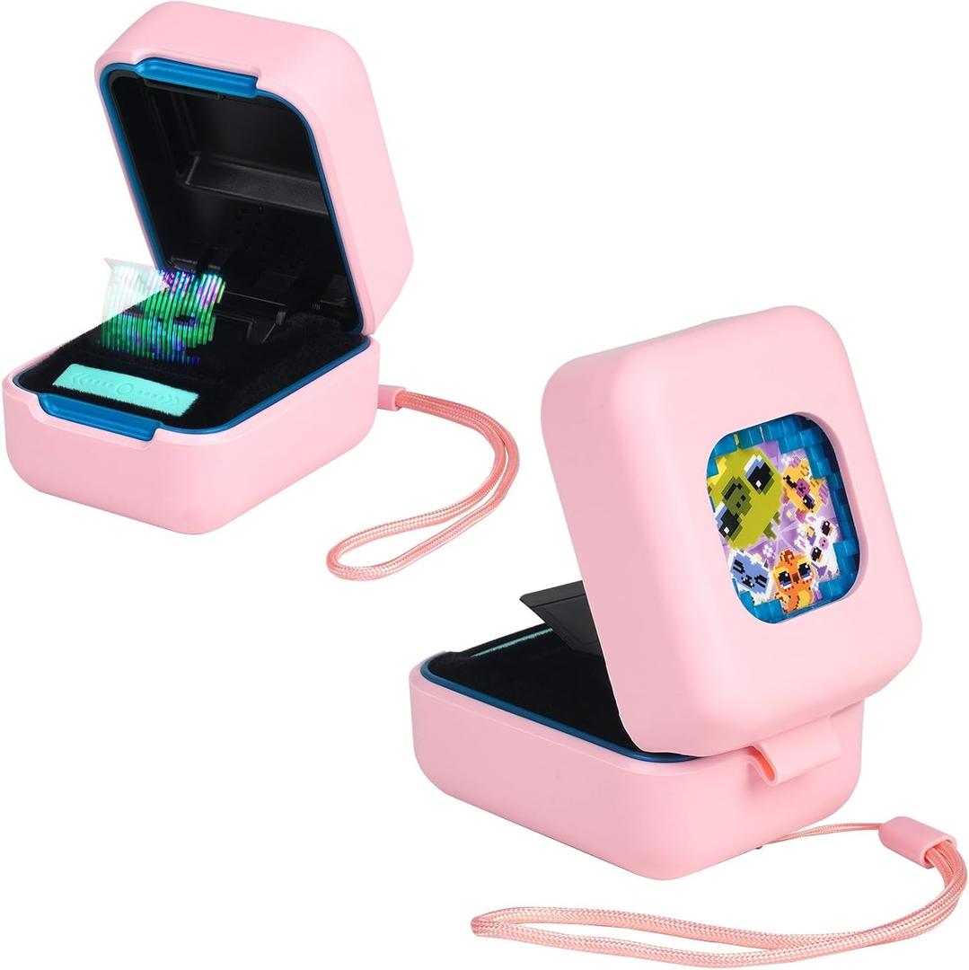 YouKnow Silicone Case for Bitzee Magicals Interactive Toy Digital Pet and Case, Protective Skin Sleeve for Bitzee Virtual Electronic Pets Accessories (Case Only) (Pink)