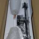 3-Light Black Bathroom Vanlity Light Over Mirror, Bathroom Light Fixtures with Frosted Glass Shade, Modern Wall Sconce Lighting, E26 Socket (Bulbs Not Included)