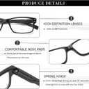NORPERWIS Reading Glasses 6 Pairs Quality Readers Spring Hinge Glasses for Reading for Men and Women (6 Pack Mix Color -1, 2.00)