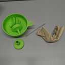 Wide Mouth Kitchen Funnel, Food Grade Plastic Cooking Canning Funnel with 4 Sizes Spouts for Filling Wide and Regular Mason Jars, Spray Dropper Oil Bottle Jug Spices Shampoo Sauce