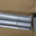 14 Gauge Sectional Flag Pole Kit, 16FT Extra Thick Heavy Duty Aluminum Outdoor In ground Flagpole with Free 3x5 Polyester American Flag and Golden Ball, for Residential or Commercial, Silver