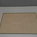 Hubulk Dog Feeding Mat,100% Waterproof Food Grade Silicone Pet Food and Water Bowl Placemat,Dishwasher, High Raised Edge to Prevent Spills,Nonslip Tray to Stop Messes on Floor19"x12"x0.5", Taupe