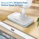 Steam Mop All-in-one Multi-Functional Powerful Steam Cleaner, Handheld Detachable Floor Steamer with 2 Steam Level, 380ML Water Tank & 23FT Power Cord for Whole Home Use