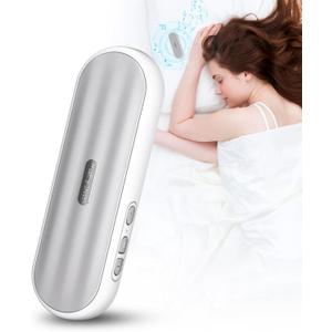 Under Pillow Bluetooth Speaker for Sleep: Private Bone Conduction Portable Speaker with White Noise - 20-Hour Battery Life for Soothing Sleep Sound(White) (Small)