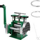 BEAMNOVA Rolling Mill Machine Jewelry Making Manual Hand Crank Tableting Jewelry Press Tool - Upgraded