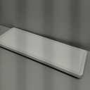 MOONSEA 23 Inch LED Flat Panel Ceiling Light Fixture 32W, 3200LM, 3000K/4000K/6500K 3CCT Selectable Toggle Switch, Rectangle Surface Mount Ceiling Lamp for Bathroom, Kitchen, Laundry, Garage, White