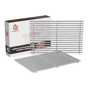 QuliMetal SUS304 Grill Grates for Weber Spirit E310 and GS4 Spirit II 300 Series, Spirit 700, Genesis Silver B & C, Genesis Gold B & C, Genesis Platinum B & C, Genesis 10003500