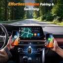 Mini Wireless Adapter for Carplay & Android Auto, 2026 Upgraded, Converts Wired to Wireless CarPlay Dongle, Plug & Play, Fast Stable Connection, Compact Design for iPhone & Android with USB/USB-C