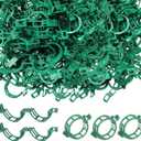 150pcs Plant Support Clips - Tomato Clips for String Trellis, Grape Vine Clips for Garden Netting Climbing Plants, Secured Plastic Plant Clip for Fixing Stem and Vine (Green)