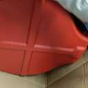 Eagle 14 Gallon Biohazard Trash Can with Foot-Operated Self-Closing Lid, 22" x 18" x 21", Made in The USA from High-Density Polyethylene, Red, 947BIO