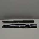 942-04244 942-04290 942-04244a 942-04290a Mower Blades 46 inch Deck for MTD Troy Bilt Cub Cadet XT1 46 XT2 LT46 LTX1045 LTX1046 Blades for 942-04290-x 742-04244 742-04290 2 Pack , 6 Point Star(Black)