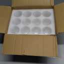 Ruckae 24 Pack 1.5oz Shot Glasses Set Crystal Shot Glass Bulk Clear Cone Shot Glasses for Vodka Tequila Whiskey Liquor (Transparent)