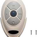 35T1 Replacement Remote for Harbor Breeze Allen Roth Ceiling Fan Remote Control, w/Light Dimmer Learn Key 3-Speed 303.9MHz, Replace for L3HFAN35T FAN-35T L3HFAN35T1 FAN-35T1 (Remote Only)