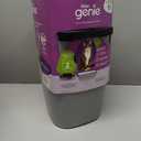 Litter Genie Standard Pail (Silver) | Cat Litter Box Waste Disposal System for Odor Control | Includes 1 Square Refill Bag