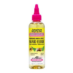 Jamaican Mango & Lime Braids Your Way Elixir  Lightweight Nourishing Oil for Boho Braids, Locs & Twists  Hydrating Scalp Treatment for Protective Styles