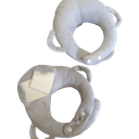 2 Pack Baby Neck Pillow Grey
