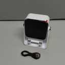 Wireless Induction Speaker 5-in-1 Bluetooth Speaker with Phone Stand,Stereo Sound, 3500mAh Rechargeable, 8 RGB Ambient Light, 360 Adjustable Holder for iPhone/Android/iPad,Gifts for Men Women (White)