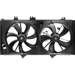 PartsFlow Radiator Dual Cooling Fan Assembly for 2012 2013 2014 2015 2016 2017 Toyota Camry 620-592