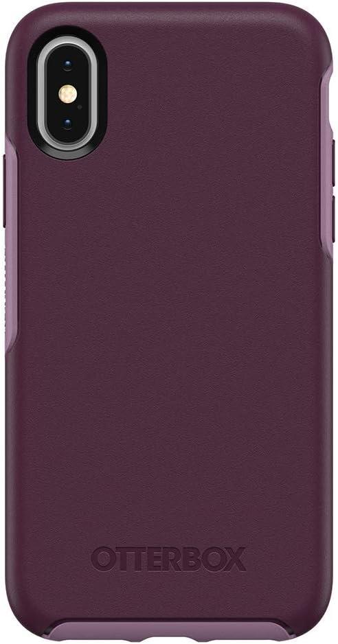 OTTERBOX SYMMETRY SERIES Case for iPhone Xs & iPhone X - Frustration FRe Packaging - TONIC VIOLET (WINTER BLOOM/LAVENDER MIST)