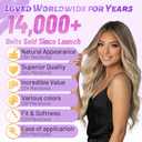 Eawwii Ash Blonde Wigs for Women, 26 Inch 4x1 Lace Glueless Wavy Wig