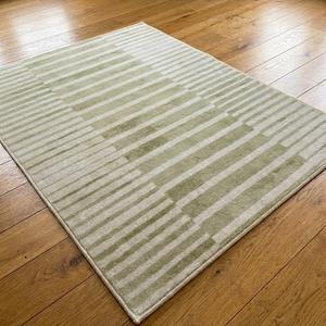 Muddy Mat® Creamline 8ft x 10ft Washable Muddy Carpet for Living Room, Bedroom & Dining Room – Modern Soft Low Pile Non Slip Carpet – Pet Friendly Waterproof Foldable Area Rugs for Home