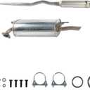 Exhaust System Muffler Resonator Pipe Kit Replacement Parts for Toyota Camry 2.4L 2002 2003 2004 2005 2006, EPA Compliant