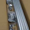Mindoub Solar Panel Mounting Rail Kit for 5 x 320W Panels, Includes 8 x 47.2 Aluminum Rails, Adjustable Clamps, L-Brackets & Grounding Lugs, Universal Racking for Metal, Tile, Shingle Roof