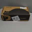 SPUNKYJUNKY Ceramic Dog and Cat Bowl with Wood Stand Non-Slip Matte Glaze Weighted Food Water Set for Cat Medium Dog 28.7 OZ (3.6 CUPS)