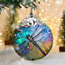 Dragonfly Christmas Ornaments - Home Decor and Tree Decorations - Gifts for Dragonfly Lovers