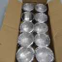 Game Table Cup Holder Insert - 10 Pack Stainless Steel Small Drop-in Drink Cup Holder, Poker Table Cup Holders for Casino Table, Game Table, Sofa, Boats, Bench, Work Desk, RV Cars & Trucks