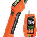 Focemta Circuit Breaker Finder & GFCI Outlet Tester with Digital LCD Display, 90-135V Electrical Circuit Tracer Tool for Electricians/DIY – Lightweight (Includes Batteries & Carrying Case)