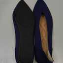 Semwiss Women's Ballet Flats Comfortable Casual Dressy Shoes Work Office Shoes Pointed Toe Flats Navy Size 10