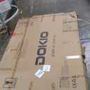 DOKIO 100W 18V Monocrystalline Solar Panel for 12V Battery Charging, Glass Module with Aluminum Frame, MC4 Connector, Pre-Drilled Holes for Rooftop, RV, Boat, Off-Grid Power