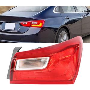 labwork RH Tail Light Replacement for Chevy Malibu 2016 2017 2018 Tail Light Lamp Rear Outer Passenger Sides