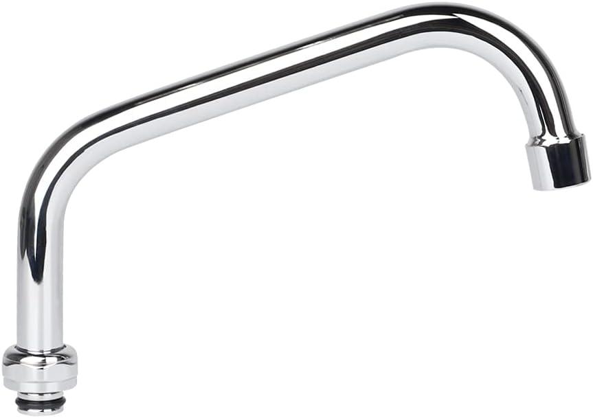 8 Inch Faucet Swivel Spout Replacement Kit for Commercial Kitchen Sink Faucet, 360 Commercial Faucet Swivel Spout with 2.2 GPM Aerator, Chrome Finish