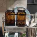 Ritadeshop Depression Style Glass Salt and Pepper Shakers (Amber)