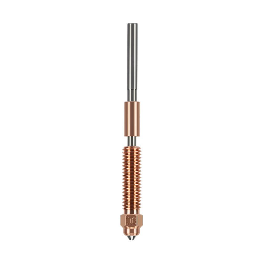 1PCS 0.6mm K1C 3D Printer Nozzle, Quick-Swap, Titanium Alloy Heat Break, Copper Alloy for Ender-3 V3, K1 Max, and Other 3D Printers