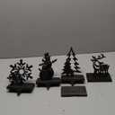 GengGeng 4pcs Christmas Stocking Holders for Fireplace Set,Christmas Weighted Stocking Hanger Hooks for Mantle- Heavy Duty Stockings Holder for Mantle/Fireplace Christmas Decoration (Multi, 4)