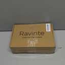 Ravinte 25 Pack | 7-1/4'' Curved Cabinet Pulls Matte Black Kitchen Drawer Pulls Arch Cabinet Handles 7.25Length, 5 Hole Center