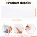 26Pcs Clear Nameplate Pocket PVC Name Tag Sleeves Plastic Index Card Holder | Self Adhesive, Top Open, Organizing Bins Box Drawer, Office Supplies, Storage Bins Labels, Nameplates Covers, Scratch Proof